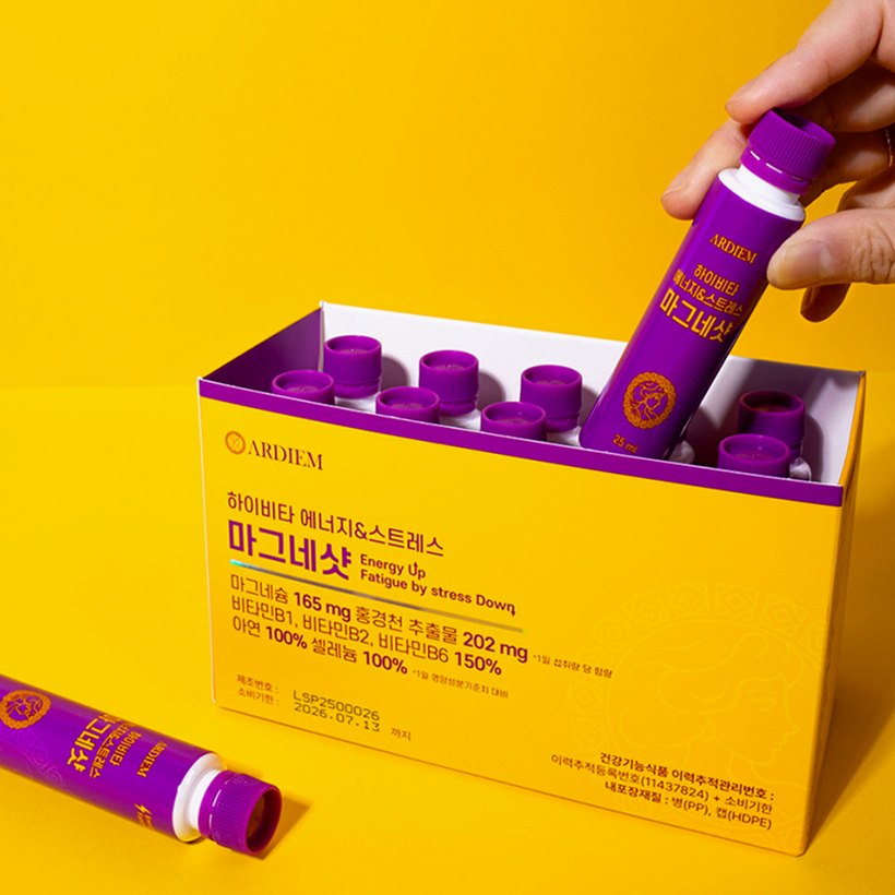 아르디엠 하이비타 에너지&스트레스 마그네샷 250ml 10개입, 1개